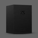 ZOUSZ Black Oud Beard Oil box and sleeve, luxury oud beard oil gift packaging