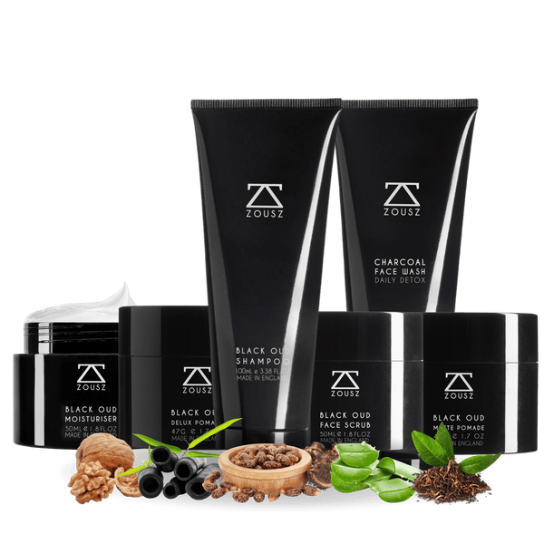 Black Oud Men's Face & Hair Care Set