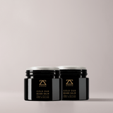 Gold Oud Beard Balm with lid open — non-greasy beard balm for men