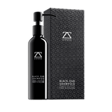 ZOUSZ Black Oud Beard Shampoo gift box — luxury beard wash packaging
