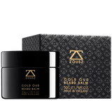 ZOUSZ Gold Oud Beard Balm gift box — luxury beard balm packaging